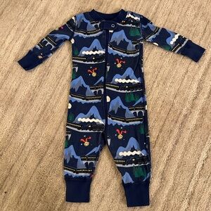 Hanna Andersson Warner Bros™ Polar Express Baby Zip Sleeper, 3-6 months